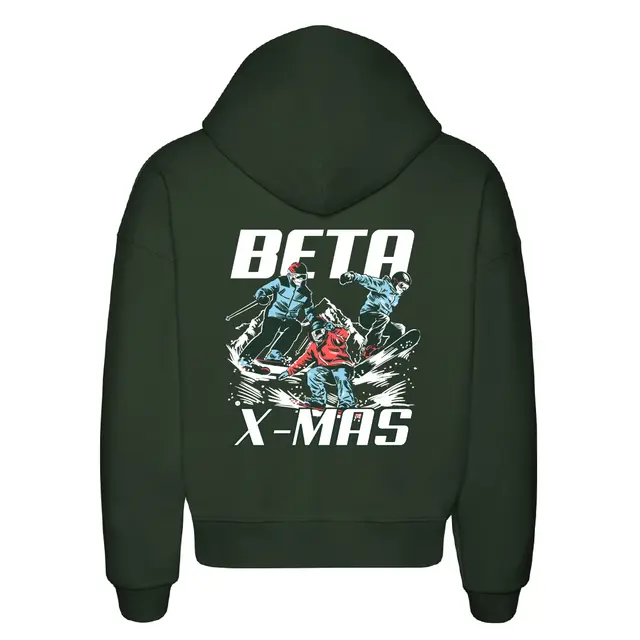 Beta Theta Pi Skiers and Snowboarders Holidays Hoodie 2