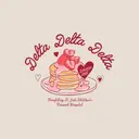 Delta Delta Delta Strawberry Pancakes and Hearts Philanthropy Shirt