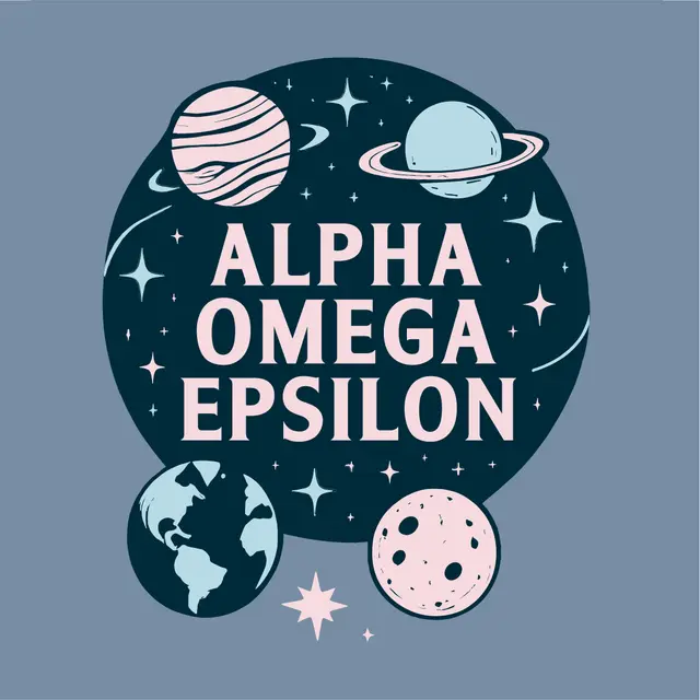Alpha Omega Epsilon Planetary Starscape PR Shirt