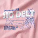 Sigma Delta Tau Coastal Illustration Rush Shirt