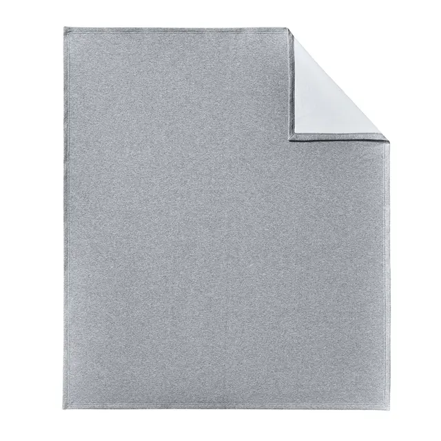 Port & Company Core Fleece Sweatshirt Blanket Athletic Heather Front