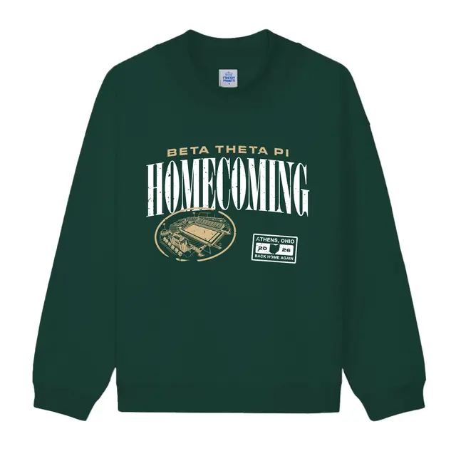 Beta Theta Pi Stadium Illustration Homecoming Sweater 2