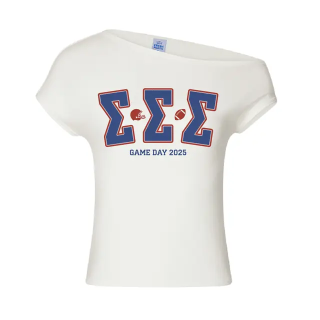Sigma Sigma Sigma Football Icons Game Day Shirt 2