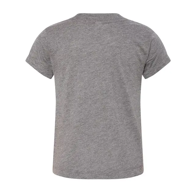 Bella + Canvas Toddler Triblend Short Sleeve Tee 3413t Grey Triblend Back