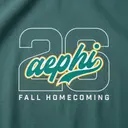 Alpha Epsilon Phi Hand Drawn Script Fall Homecoming Crewneck