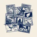 Diya Vintage Stamp Collection PR Hoodie