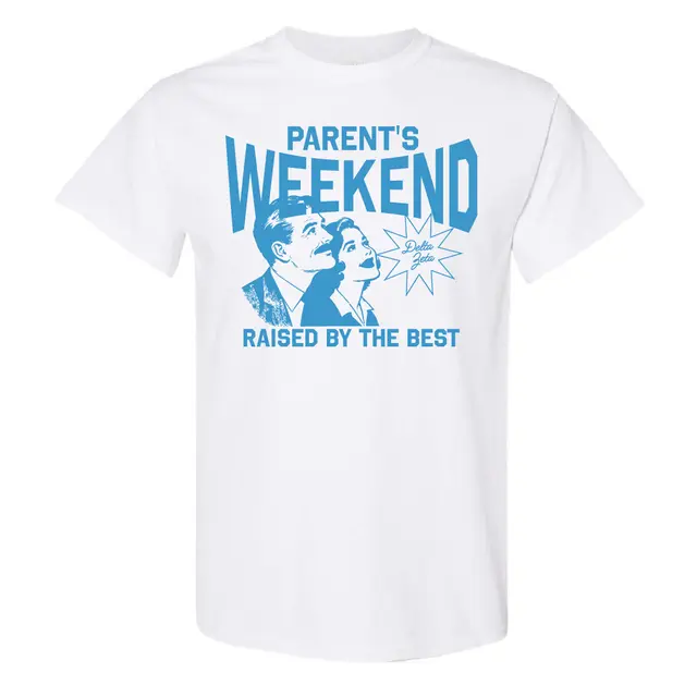 Delta Zeta Vintage Illustration Parent's Weekend Shirt 2