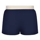 Fresh Prints Miami Heavyweight Color Block Shorts Navy Buttermilk mto Back