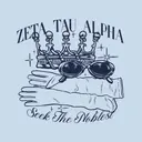 Zeta Tau Alpha Crown and Glove PR Shirt