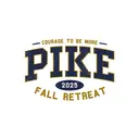 Pi Kappa Alpha Distressed Bold Text Fall Retreat Crewneck