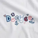 Delta Gamma Colorful Lettering Nautical PR Shirt