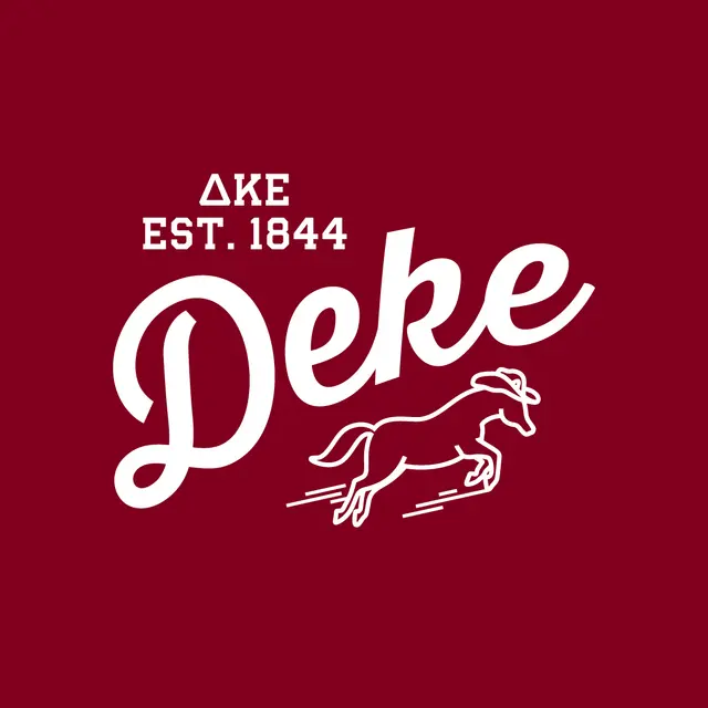 Delta Kappa Epsilon Running Horse Design PR Crewneck