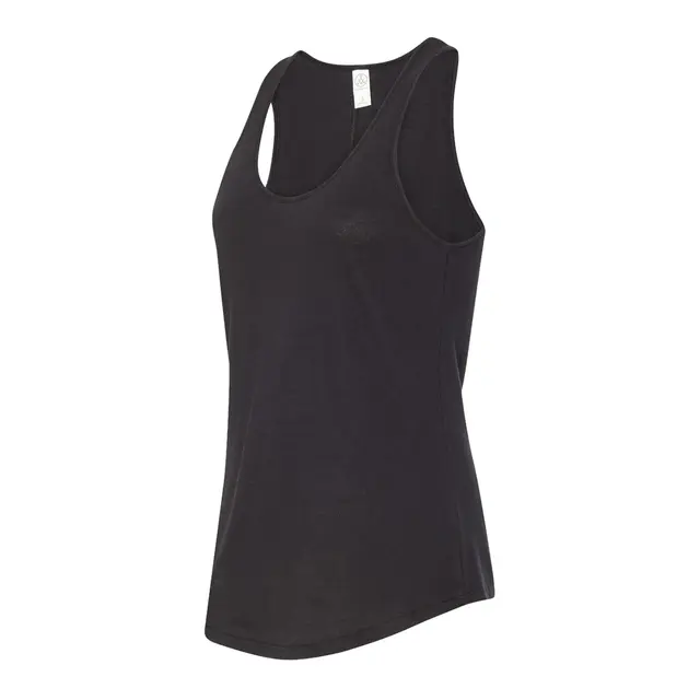 Alternative Ladies' Backstage Vintage Jersey Tank 05054bp Black Left