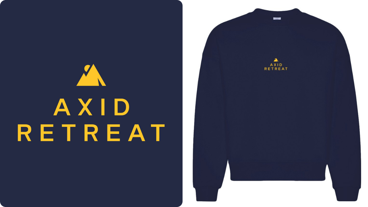 Minimal Mountain AXiD Retreat Crewneck
