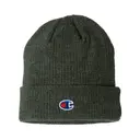 Champion Ribbed Knit Cap cs4003 Heather Forest Front
