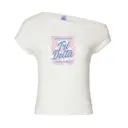 Delta Delta Delta Script Font with Floral PR Shirt 2