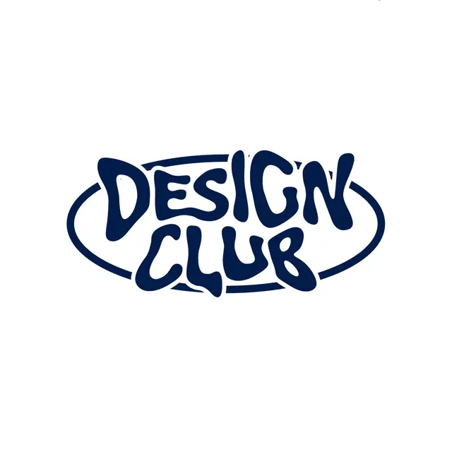 Design Club Bold Squiggly Text PR Hat