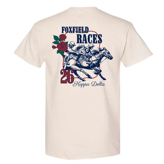 Kappa Delta Equestrian Print Foxfield Races Shirt 2