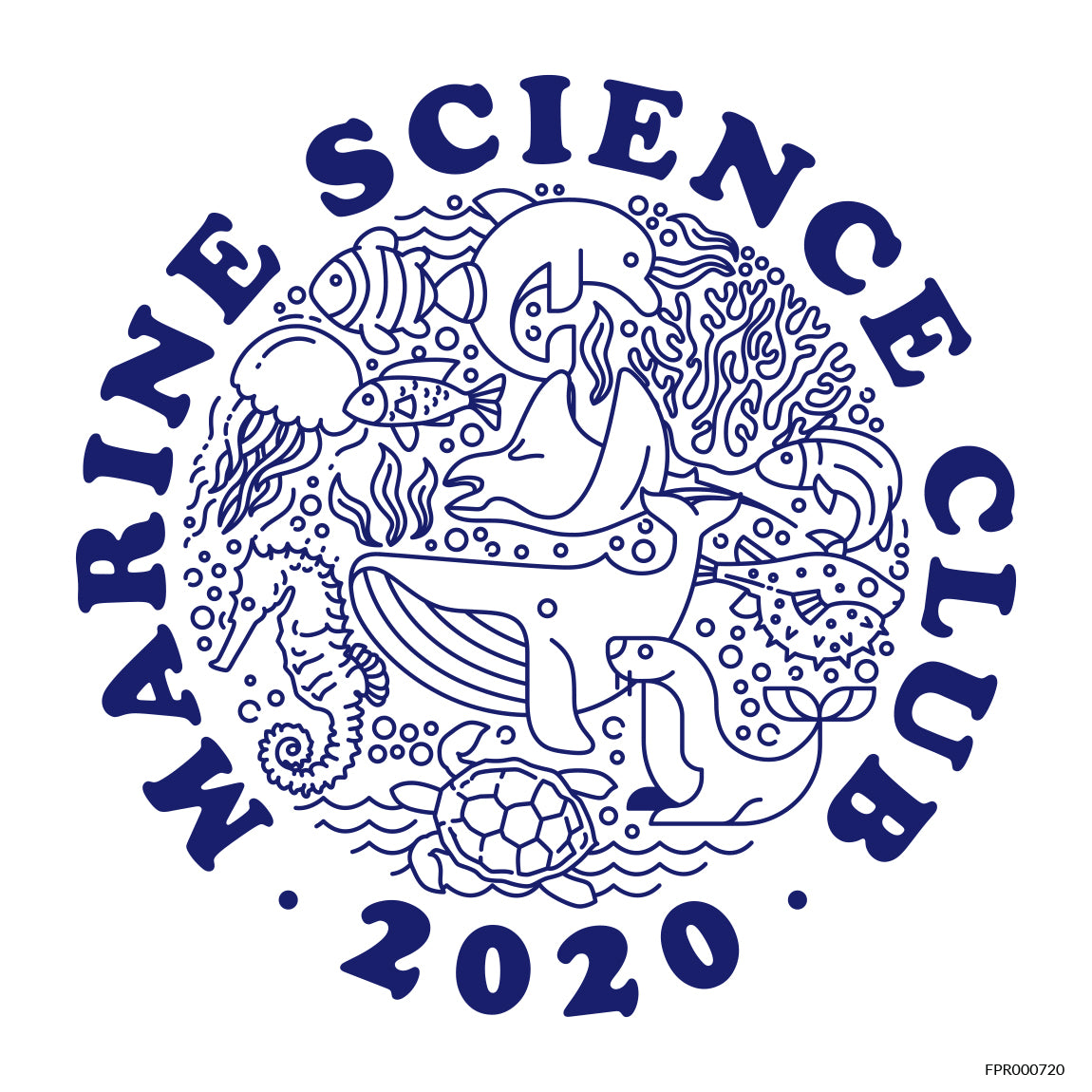 Minimalist Sea Animals Shirt Marine Science Merch | Fresh Prints