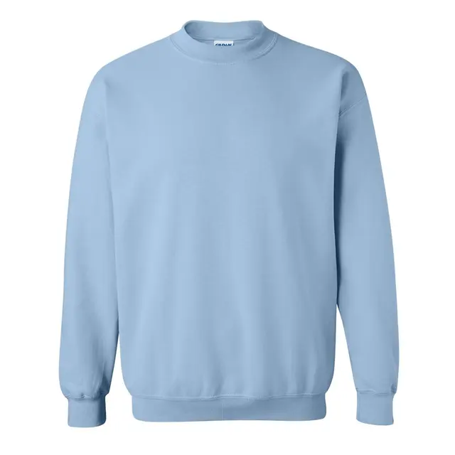 Gildan Adult Heavy Blend Adult 8 Oz. 50/50 Fleece Crew g180 Light Blue Front