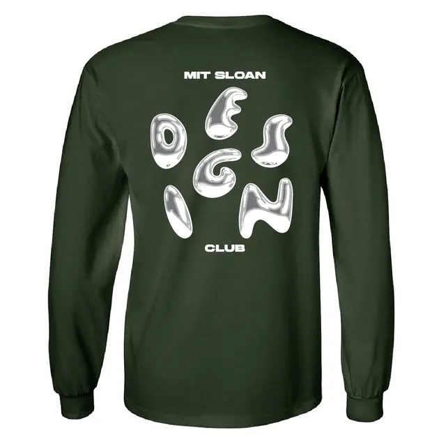 MIT SLOAN Glossy Lettering Design Club Shirt 2