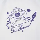 Sigma Sigma Sigma Love Letter Illustration Rush Shirt