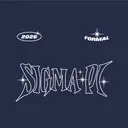 Sigma Pi Starburst Lettering Formal Sweater