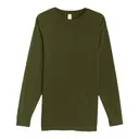 Unisex Long Sleeve T-Shirt Army Green Front