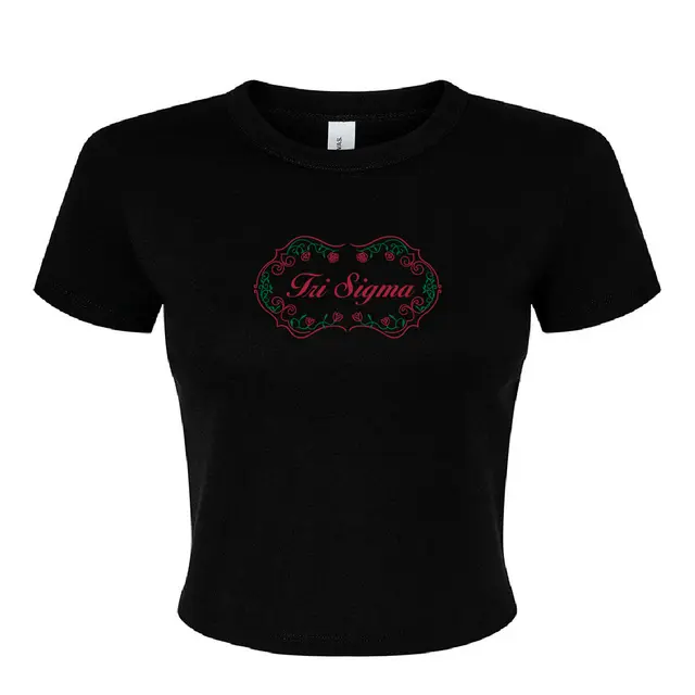 Sigma Sigma Sigma Elegant Frame and Floral PR Shirt 2