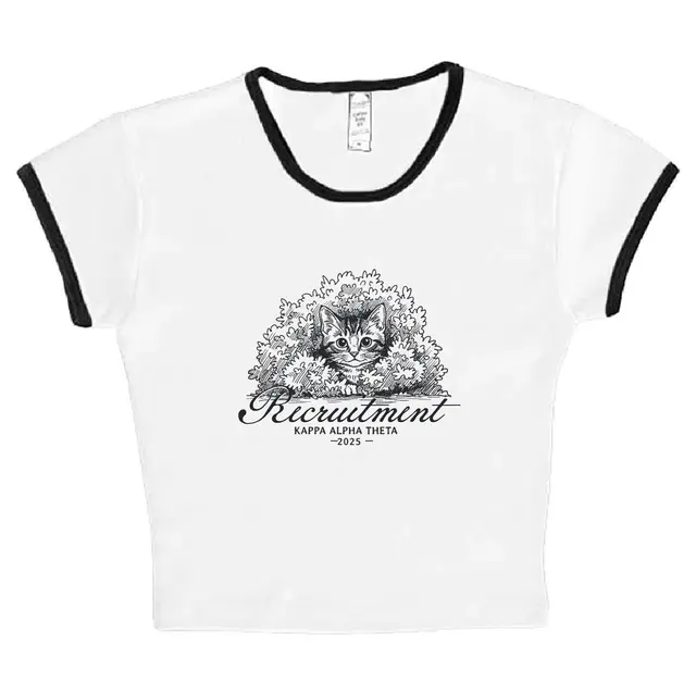 Kappa Alpha Theta Cute Kitten Recruitment Shirt 2