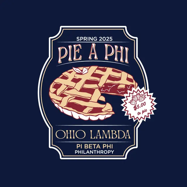 Pi Beta Phi Lattice Pie Graphic Philanthropy Tank