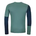 Ortovox 185 Rock'N'Wool Long-Sleeve Top - Men's ortl0bq Arctic Grey Back