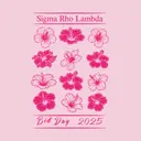Sigma Rho Lambda Hibiscus Floral Bid Day Shirt