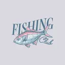 Fishing Club Bold Fish Illustration PR Shirt