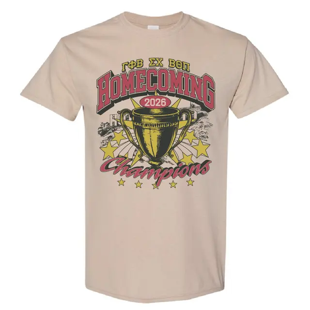Alpha Chi Omega Homecoming Champion Trophy Shirt 2
