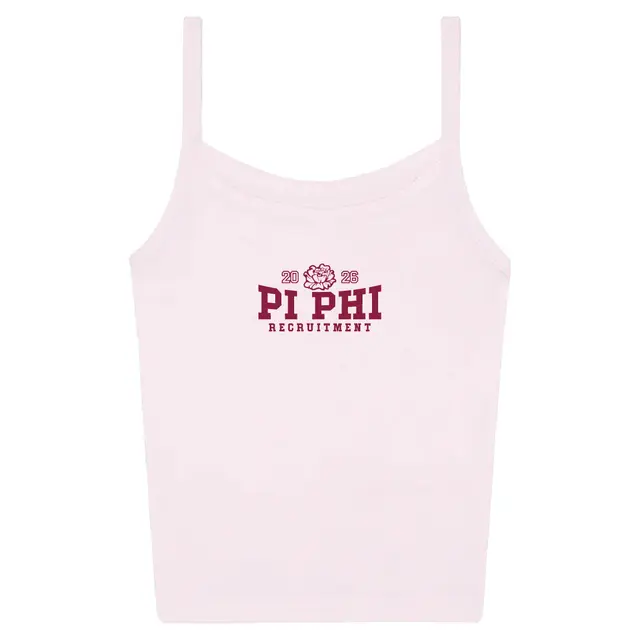 Pi Beta Phi Bold Flower Graphic Recruitment Tank 2