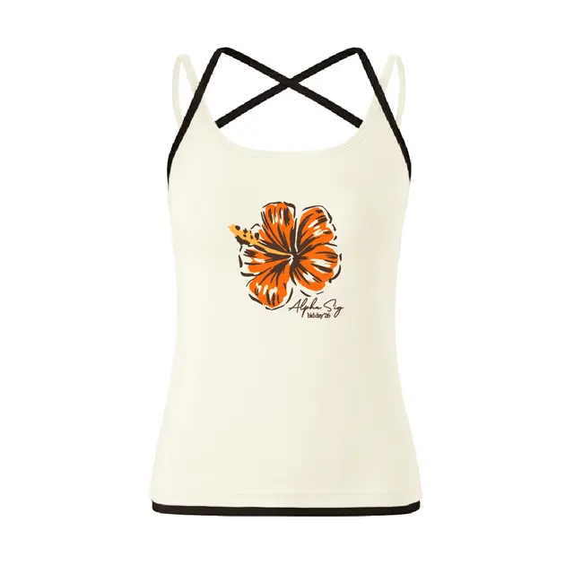 Alpha Sigma Alpha Bold Hibiscus Bid Day Tank 2