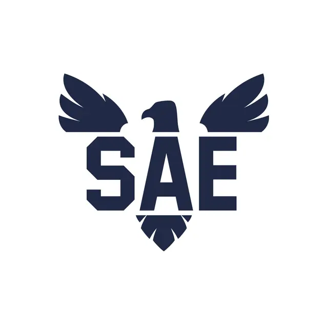 Sigma Alpha Epsilon Eagle and Block Texts PR Crewneck