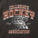 Collegiate Hockey Association Action Packed Graphic PR Crewneck