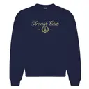 French Club Elegant Script with Eiffel Tower PR Crewneck 2