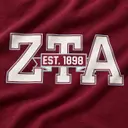 Zeta Tau Alpha Stacked Block Lettering PR Sweater