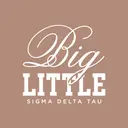 Sigma Delta Tau Script and Block Lettering Big Little Reveal Shirt