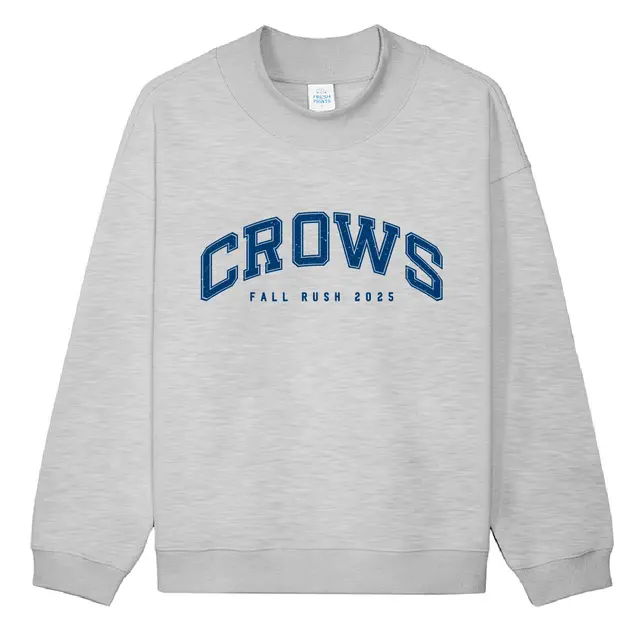 Alpha Chi Rho Distressed Block Text Rush Sweater 2