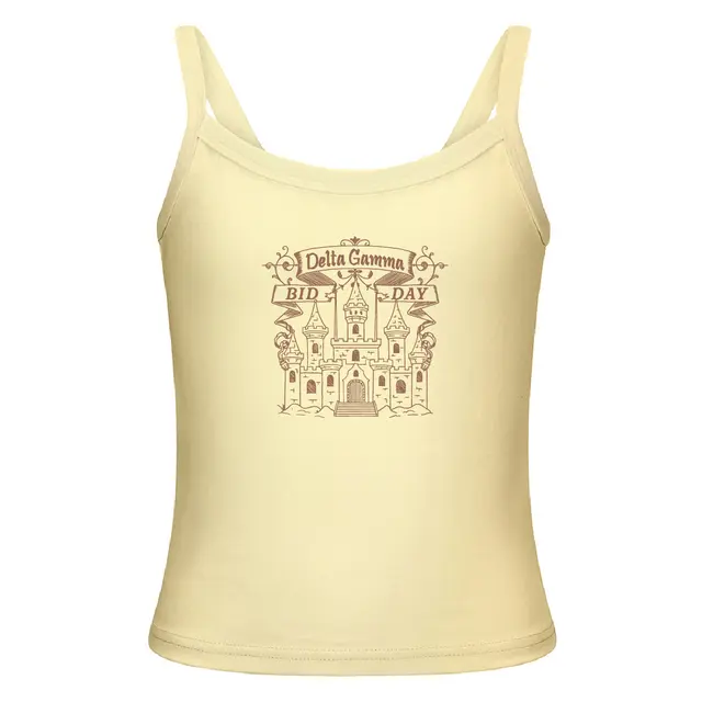 Delta Gamma Castle Illustration Bid Day Tank 2