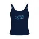 Delta Gamma Flowing Script Butterfly Bid Day Tank 2