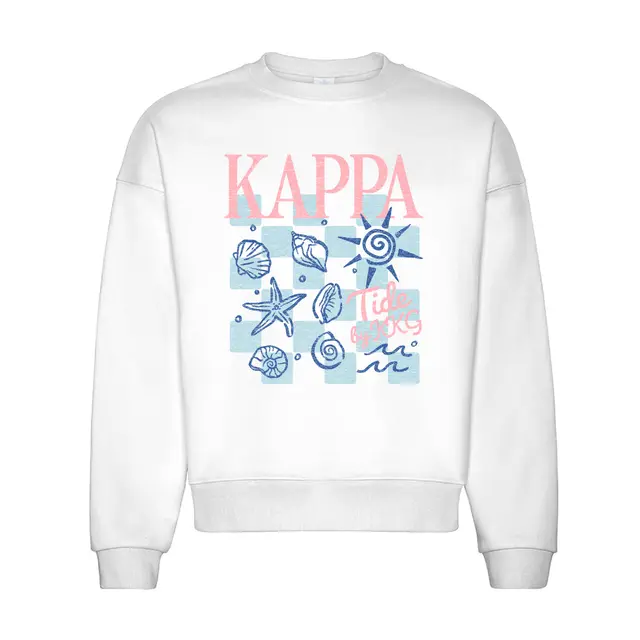 Kappa Shells and Starfish Graphic Rush Sweater 2