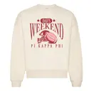 Pi Kappa Phi Bold Typography Football Parents Weekend Crewneck 2
