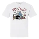Delta Delta Delta Bunny Football Helmet Game Day Shirt 2