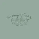 Botany Society Elegant Script with Floral PR Crewneck