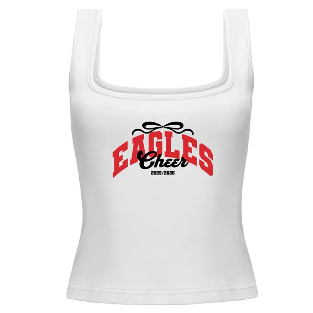 Eagles Cheer Bold Block Text PR Tank 2